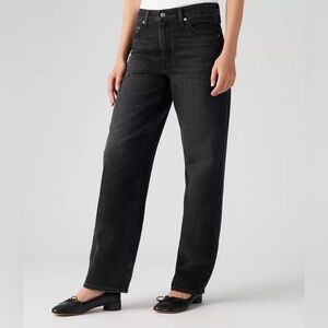 Levi’s baggy dad jeans black wash size 27x32